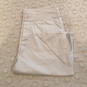 Mislook White Capri Pants- Size Medium